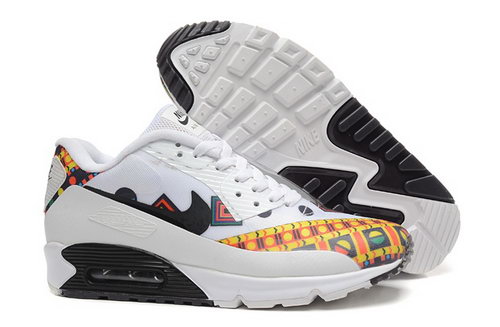 Nike Air Max 90 Hyp Prm Mens Shoes 2015 Magic World Chinese White Yellow New Norway